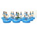 Subbuteo Andrew Table Soccer Olympique De Marseille 120 Years Centenary kit on WSB Professional bases